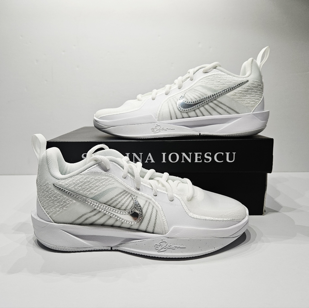 Nike Sabrina 2 GS White Metallic Silver